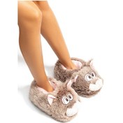 Resim Twigy Razy EE0535 Kadın Hayvanlı Panduf Kahverengi 36/41 Kahverengi 