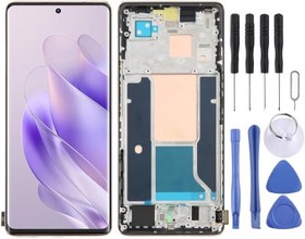 Resim infinix Zero 30 4G Uyumlu Lcd Ekran Dokunmatik Çıtalı Full Gold Sarı 