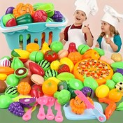 Resim 24 adet Mutfak Oyuncakları, Eğlenceli Kesim Yiyecek Meyve ve Sebze Oyuncakları, Oyuncak Yiyecek, Rol Canlandırma, Erken Eğitim Temel Beceriler Geliştirme, Tatil Hediyesi 