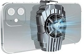 Resim Syrisora ​​Cep Telefonu Soğutucu Soğutma Fanı Gamepad Tutucu Braketi Fan Radyatör (Siyah siyah) 