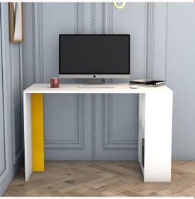 Resim Variant Variant Lima Çalışma Masası - Beyaz / Sarı 