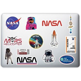 Resim Nasa Uzay Tasarımlı Laptop Notebook Tablet Telefon Sticker Set 19 