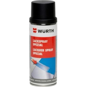 Resim Würth Mat Siyah Isıya Dayanıklı Egzoz Soba Sprey Boya 650 C 