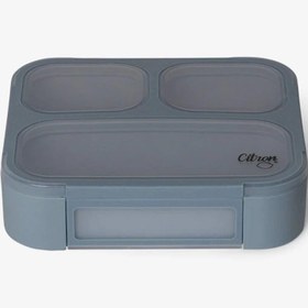 Resim Citron Çatal ve Kaşıklı Bento Beslenme Kutusu Seti - Dusty Blue 1061992 
