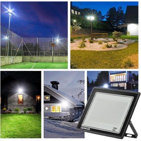 Resim ŞANLED 100W 6800 Lümen 6500K Beyaz Işık Smd LED Projektör-1-2-4-5-8-10 ADET 