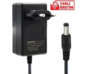 Resim LTG Nova Weko 9 Volt - 3 Amper 5.5x2.5 Uçlu Priz Tipi Plastik Kasa Adaptör 