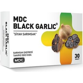 Resim Mdc Black Garlic Siyah Sarımsak Eki 30 Tablet 