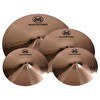 Resim Maxword MY-40 PRO B8 Cymbal Bateri Zil Seti ( 2x14" Hi Hat 16" ve 18" Crash/Ride) 