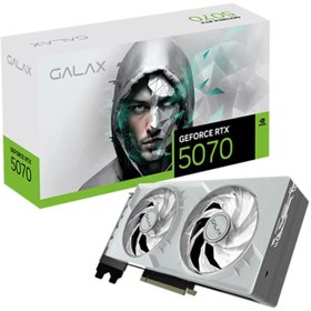 Resim Galax 57NON7MDBSWH GeForce RTX 5070 1-Click OC White 12 GB GDDR7 192 Bit DLSS 4 Ekran Kartı 