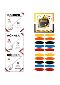 Resim 3 Takım Köhner 0.18 1 Takım Şenses 0.18 Bağlama Tel Seti 