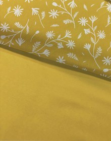 Resim Evmila Minik Çiçekler Desenli Nevresim Takımı - 160x220cm Nevresim +50x70cm Yastık Kılıfı+90x190cm Çarşaf 