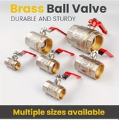 Resim Willowhaven Sv605w32 Pirinç Küresel Vana 4/6/1 İnç Dn15/20/25 Yüksek Isı Dirençli Ev İçin Tam Bakır Su Anahtarı 