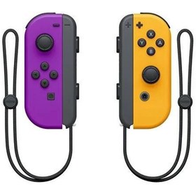 Resim Switch Joy-con Controller Turuncu-Mor Nintendo