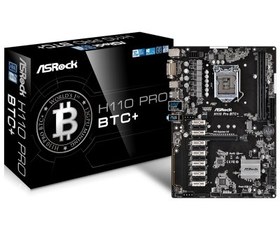 Resim ASRock Q270 PRO BTC+ DDR4 6.7 Gen M.2 H110 ATX Anakart 