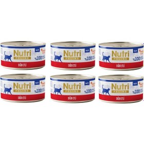 Resim Nutri Feline Sığır Etli Pate Tahılsız Yetişkin Kedi Konservesi 70 G X 6 Adet 