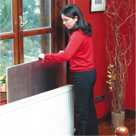 Resim Htm Yapı Kalorifer Peteği Arkası Isı Yalıtım ve İzolasyon Levhası Radyatör Arkalığı Yalıtım Malzemesi 