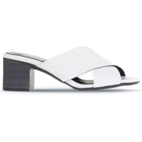 Resim Bueno Shoes Beyaz Deri Kadın Topuklu Terlik 01WA2809 01WA2809 