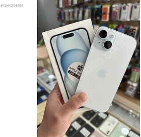 Resim Apple iPhone 15 İkinci El YD | 256 GB | Mavi 