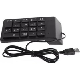 Resim Boblov Kablolu Numerik Keypad 18 Tuşlu Sayısal Klavye Numpad 