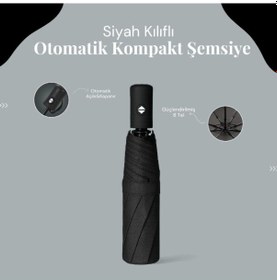 Resim Riverworld River World Şemsiye Otomatik Kılıflı Siyah Çok Renkli 