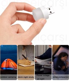 Resim GüncelÇarşı Taşınabilir USB Mini Led lamba, Mini gece lambası, Kitap Okuma Lambası, Loş Ortam Işığı, Beyaz Işık 