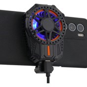 Resim LENSUN SL-1 Pubg Derece Göstergeli Radyatörlü Aliminyum Manyetik Hızlı Soğutma Özellikli Telefon Soğutucu 