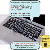 Resim McStorey Macbook Air 11inç Klavye Koruyucu (Türkçe Q) A1370 A1465 Modelleri ile Uyumlu 