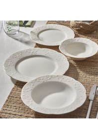 Resim Güral Carmına 24 Parça 6 Kişilik Bone Yemek Takımı 