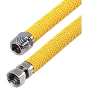 Resim Klepsan Kombi Doğalgaz Bağlantı Flexi Hortumu 50 cm Makaronlu 3/4 " 