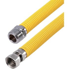 Resim Klepsan Kombi Doğalgaz Bağlantı Flexi Hortumu 50 cm Makaronlu 3/4 " 