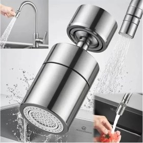 Resim Uravas Store Sunup SN-29317 Çift Hız Ayarlı Gümüş Renk Musluk Başlığı 
