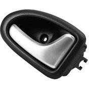 Resim Sol-2 Adet Araç İç İç Kapı Kolu Krom Kaplama Sol Sağ Kapı Kolu 