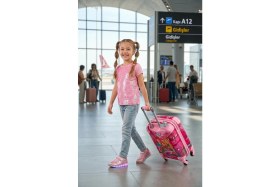 Resim Laguna Angel Girls Winx Lüks Çocuk Valizi - Pembe Şıklık 