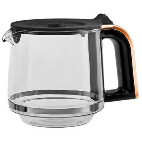 Resim Karaca Çaysever Robotea Pro Cam Demlik Black Cooper 