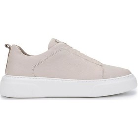 Resim Tamer Tanca Erkek Hakiki Deri Bej Sneakers & Spor Ayakkabı 965 2526 Erk Ayk Y25 Bej Fltr Bej 