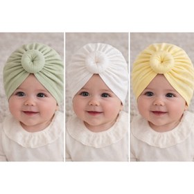 Resim pempem bandana Kız Bebek Kaşkorse Donut Bone 