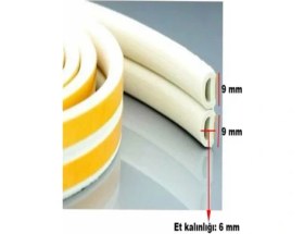 Resim Acord Kapı Bantı Ve Pencere Fitili Bandı Yapışkanlı 2 x 10=20 Mt - Beyaz 