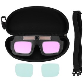 Resim Güneş Enerjili Otomatik Karanlıklaşan Kaynak Güvenlik Gözlükleri Uv'ye Karşı Kaynak Profesyonel Gözlükler Style-20 