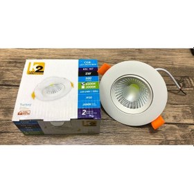 Resim Kdl107 5w Yuvarlak Cob Led Beyaz Spot Işıklı Ürün Mükemmel Aydı 