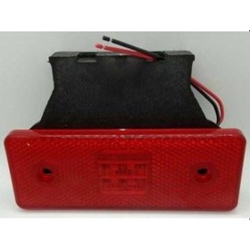 Resim 12 Volt Ledlı Sıde Marker Kırmızı Braketlı 