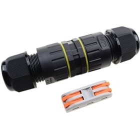 Resim M25b-2p Ip68 Su Geçirmez Kablolu Bağlantı, 9-12mm Kablolar İçin Hızlı Bağlantı Terminali, -40 C/+105 C Çalışma Sıcaklığı 
