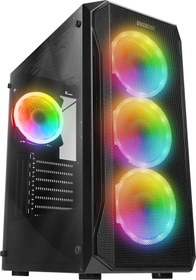 Resim X-Racer Peak 600W Temperli Camlı 4*12Cm Rgb Fan Mid-Tower Gaming Oyuncu Kasası Everest