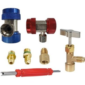 Resim A/c R134a Delinme Stilli Adaptör Seti R134a Tapa, Ac K22913 