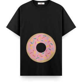 Resim Donut Girl - Hamile Regular Tshirt - Bej / L / Regular 