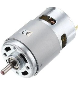 Resim Depolife Rs 775 Dc Motor 14.4V 3000 Rpm Sogutuculu Bilyalı Motor (12V - 36V) Cnc Uygulama Proje Ödev 