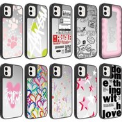 Resim IPhone Uyumlu 12 Kılıf Aynalı Desenli Kamera Korumalı Parlak Zore Mirror Kapak 