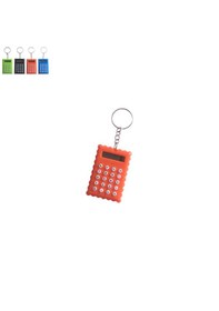 Resim Bisküvi Şekilli Mini 8 Haneli Hesap Makinesi Anahtarlık 1 Adet Ebat: 5,5 Cm X 3,7 Cm Turuncu 