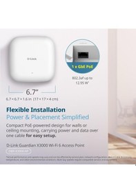 Resim D-link Br-x3000-ap Ax3000 Wi-fi 6 Smart Access Point 