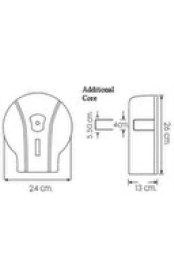 Resim Vialli Mini Jumbo Tuvalet Kağıdı Dispenseri Aparatı MJ1T 