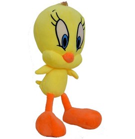 Resim Tweety Civciv Peluş Oyuncak Sevimli Kuş Pelüş 40 Cm Sarı 